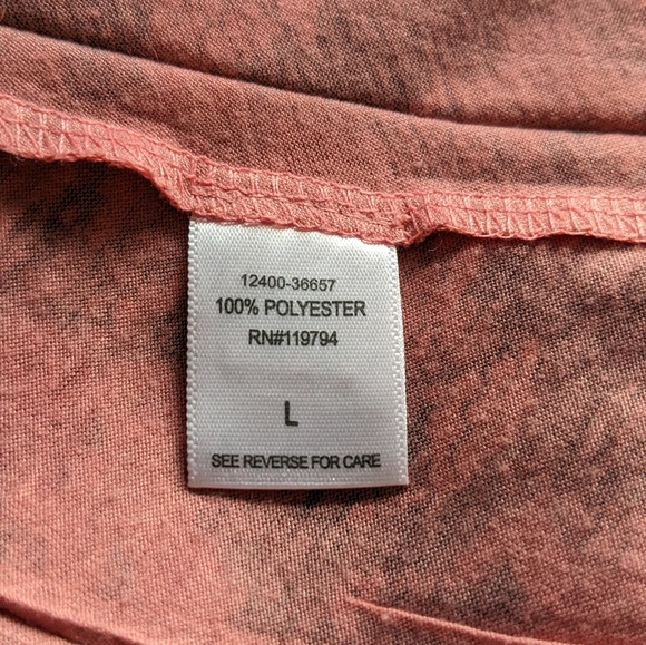 One World Boho Maternity Ethnic print 3/4 sleeves Blouse Size L - Picture 16 of 16